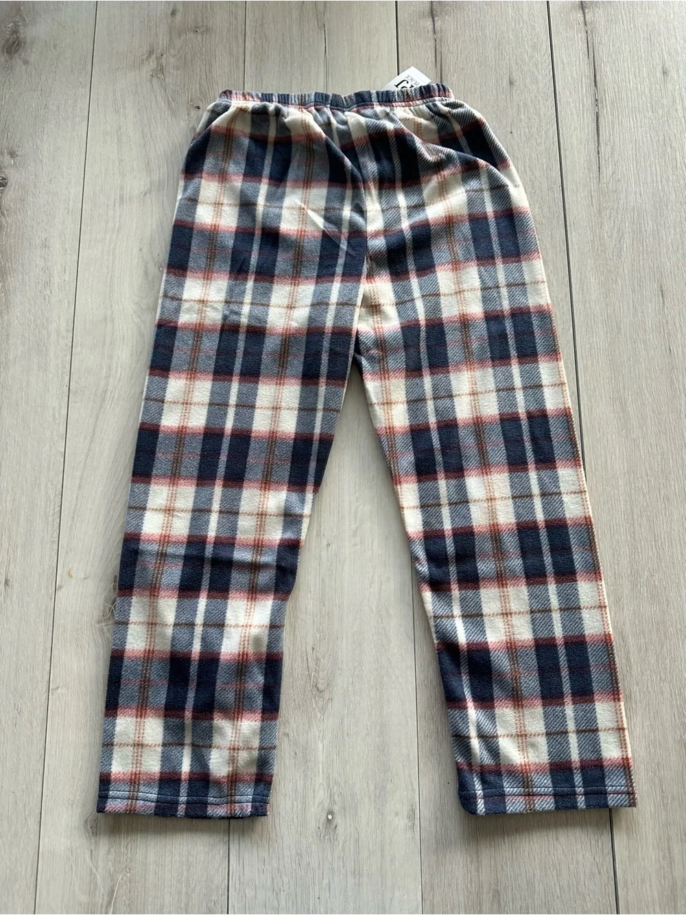 The Children’s Place Boys Plaid Microfleece Pajama Pants Blue M NWT IN PKG
